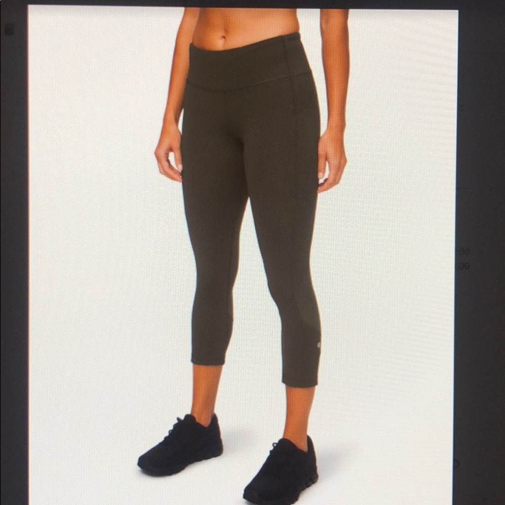 Lululemon pace rival crop legging